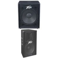Peavey PV118D Subwoofer Enclosure with Peavey PV115D Speaker Enclosure