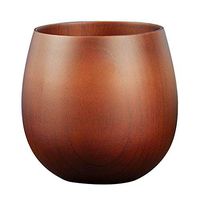 MSlongzc Cups Water Bottles Coffee Cups Vacuum-Insulated Stainless Steel Tumbler Handle for Wide Mouth 200ml Big Belly Beer Tea Coffee Milk Water Cup Jujube Wooden Bar Pub Drinkware