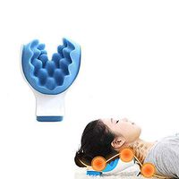 Neck and Shoulder Relaxer Cervical Pillow Neck Traction Device for Pain Relief Management and Cervical Spine Alignment, at Home Traction for Neck Pain Relief