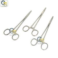 G.S 3 PCS Stainless Steel Mayo HEGAR Needle Holder with GROOVED Jaws 7" Veterinary Dental Instruments Best Quality