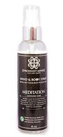 "Meditation" Mind & Body Mist for Men and Women Combines Powerful Flower Remedies with Essential Oils to Calm an Overactive Mind Lavender Lime Essential Oils Natural Therapy 4 Fl Oz