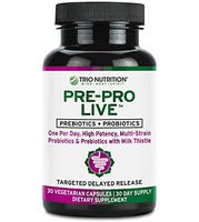 Milk Thistle Prebiotic Probiotic | Immune System Booster and Digestive Support | Delayed Release Veggie Caps for Max Survival | One Per Day, Healthy Digestion and Enzyme Support for Women & Men*
