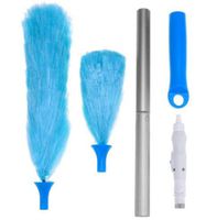Durable Adjustable Handle Length Dust Brush Feather Duster Feather Dusters Microfiber Feather Duster with Extension Pole, Lightweight, Washable, Extendable Dusters for Cleaning Ceiling Fan, Blinds