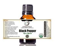 USDA Certified Organic Black Pepper Essential Oil || ALWAYS 100% Pure & Unadulterated || Therapeutic Quality Organic (10ml)