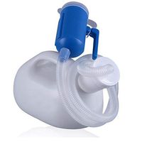 NHFF Urine Bottle, Re-useable Portable Urinal with Tube Old Man Chamber Pot Male Urinal Chamber Pot Bedpan Bed Urinal Pot Hospitalization (Color : White, Size : 2000ml)