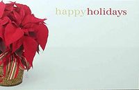 Happy Holidays - Notecard Enclosure - Pkg of 50