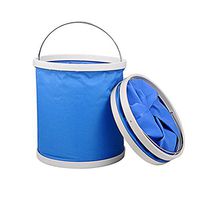 Vosarea Foldable Bucket 13L Collapsible Basin for Car Washing Outdoor Camping Fishing Picnic