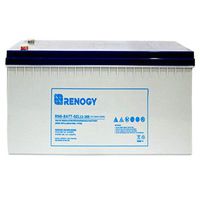 Renogy 12V 200Ah Rechargeable Deep Cycle Pure Gel Battery Maintenance Free for RV, Golf Cart, Solar, Marine, and Off-Grid Applications