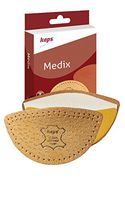 Longitudinal Arch Support Men Women - Sheep Leather Orthotic Medix Wedge Shoe Insoles Inserts (L4-6 US)