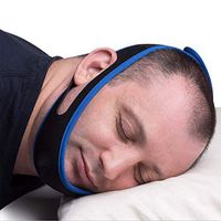 GHzzY Anti Snoring Chin Strap - Comfortable & Adjustable Snoring Relief Device - Snore Stopper Strap for Man & Woman(2 Pack)