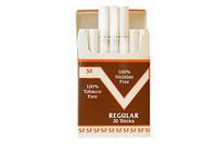 One Pack Made in USA Since 1998 100% Nicotine Free(Cocoa Bean Cigarettes) Regular Flavor