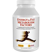 Andrew Lessman Energy & Fat Metabolism Factors 360 Capsules - Promotes Optimum Fat Burning and Energy Metabolism, with Carnitine, Green Tea, Guarana, Ginseng, B-Complex. Easy to Swallow Capsules