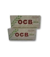 OCB Organic Hemp King Size Slim Rolling Papers Cigarette Papers Smoking Papers Pack of 100 Booklets from Sudesh Enterprises
