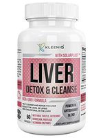 Liver Cleanse Detox - Support Supplement and Repair Formula - Natural Herbal Extract - Liver Rescue Detoxifier - Milk Thistle, Silymarin, Artichoke, Dandelion, Protease, Candida - Non GMO
