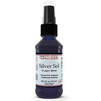 Protocol For Life Balance - Silver Sol - 10 ppm Silver - Helps Boost Immune System, Cold and Flu Relief, Respiratory Support, Healthy Intestinal Bacteria, Natural Detox - 4 fl oz (118 mL)