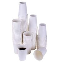 Daliuing White Hot Drink 100 Count - Disposable Paper Coffee Cups
