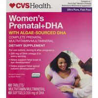 CVS DHA Prenatal Multivitamin 2 Step Program Tablets - 60 day