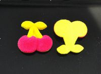 20pcs Resin Cherry Bow Flatback Button Embellishments U Pick (Watermelon red)