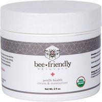 Organic Penile Health Cream by BeeFriendly, USDA Certified Natural Penis Cream Moisturizer Aids with Dry, Chafing, Scaly, Cracked, Red, Itchy & Irritated Skin, Enhances Sensitivity Naturally 2 oz