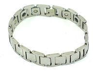 Tungsten Carbide Magnetic Therapy Bio Healing Mens Bracelet 8" High Polish 13mm