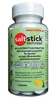 SaltStick Fastchews, Electrolyte Replacement Tablets for Rehydration, Exercise Recovery, Youth & Adult Athletes, Hiking, Hangovers, & Sports Recovery, Bottle of 60 Tablets, Lemon Lime Flavor
