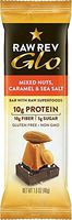 Raw Rev Glo Vegan, Gluten-Free Protein Bars - Mixed Nuts Caramel & Sea Salt 1.6 ounce (Pack of 72)