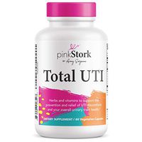 New Release - Pink Stork Total UTI: D-Mannose + Cranberry Supplement to Support Urinary Tract Health and Fast-Acting UTI Symptom Relief, Women-Owned, 60 Capsules