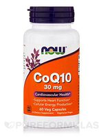 CoQ10 30mg Now Foods 60 Caps