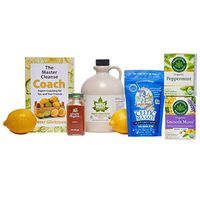Maple Valley 10 Day Organic Master Cleanse Lemonade Detox/Kit with Peter Glickman Master Cleanse Coach Book