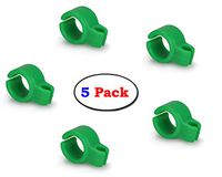 Cigarette Holder Ring- Hands Free Cigarette Holder Ring to Protect Your Finger Turn Yellow for Console Gamers, Musicians and Drivers, Silicone Smoke Hand Rack for Smokers (5pc Green)