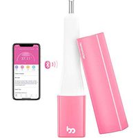Smart Basal Thermometer, Oral Thermometer for Period Tracker with Femometer(iOS & Android) - Auto BBT Sync, Charting, Coverline & Accurate Fertility Prediction Pink
