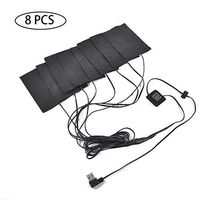 LLDWORK USB Electric Clothes Heating Pad Carbon Fiber Heated Clothes Pad with Adjustable Third Gear Mat Sheet Heater for Mittens Women Men