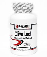 Olive Leaf Standardized Extract 250mg 200 Capsules ~ Renevitol