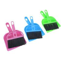uxcell Car Keyboard Cleaning Whisk Broom Dustpan Set 3 Pcs Assorted Color