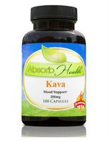 Absorb Health Kava Powerful Mood Booster Anxiety Reducer 250mg Capsules, 100 Count