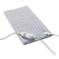 Electric Heating Pad with Fast-Heating Technology, 3 Heat Settings, Soft Plush Heat Therapy for Neck Shoulder Back Pain Relief 12x24 Inch, Dry/Moist Heating Therapy - Gray