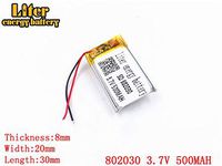 3.7V 10000mAh 8873130 Lithium Polymer Rechargeable Battery Lithium Polymer Li-Po Battery for MP4 GPS MP3 Bluetooth Stereo DIY Gift