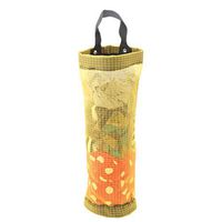 Toporchid Hanging Folding Garbage Bag Organizer Trash Bags Holder Recycling Containers Storage For Kitchen(yellow)