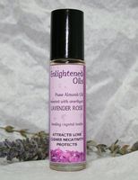 Lavender Rose Crystal Essential Oil Blend w/Amethyst