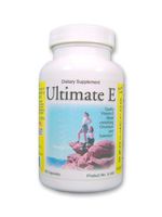 Vitamin E, Ultimate E, Natural Herbal Vitamin E Supplement, with Garlic, Wheatgrass, Peppermint Leaf and Homeopathic Cell Salts 90ct