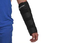 Forearm Ice Pack Soft Brace + Compression Wrap. Large (Over 6'4" or 260 lbs) for Forearm Strain Pain Relief, Cold Therapy 360º Ice Wrap, Forearm Icing Recommended by Ortho MDS as Safe and Effective.