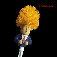 Tenrry 1 Pcs Donald Trump Toilet Bowl Brush Funny Gag Gift Toilet Great Again