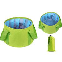 Erholi Outdoor Portable Ultra-light Camping Wash Basin Foldable Basin Bucket Buckets