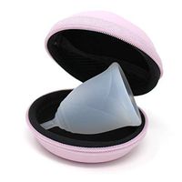 Sileu Sweet Daily Pack: Menstrual Cup Model Rose Size L, Transparent - Initiation Model for Beginners and Adolescents - Ecological, Natural Alternative to tampons and Sanitary Pads + Small Case, Pink
