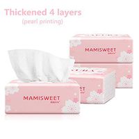 DOOCI 8 Packs 4-Ply Facial Tissue 280 Tissues Per Packs 2240 Tissues Total Soft Paper Towel, Strong and Highly Absorbent Hand Towels Absorbing Toilet Tissue for Home Kitchen Bathroom (8 Packs)