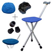 ZSMPY Crutches for The Elderly, Shoes, Benches, Casual Canes, Walking Sticks, Easy to Carry, Portable Folding Fishing Chairs
