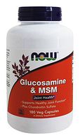 Glucosamine & MSM Plus Chondroitin Sulfate - Now Foods - 180 - VegiCapsule
