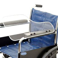 The Aftermarket Group Wheelchair Half Lap Tray, Clear Acrylic, Flip-Up Hardware, Left, TAG010037