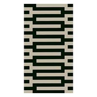 Caspari Zipper Paper Guest Towel Napkins in Black, 60 Count