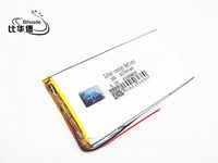 BIHUADE 3.7V 3570140 4500MAH Lithium Polymer Li-Po Rechargeable Battery for DIY Mp3 MP4 MP5 GPS